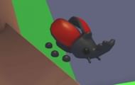 Rhino Beetle is same as it's name suggests in Roblox Adopt Me! (Image via YouTube)